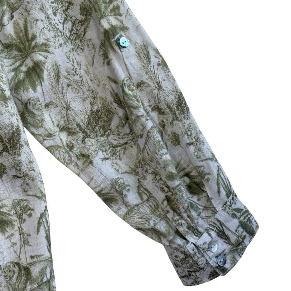 Rachel Zoe Linen Safari Toile  Top. 
Size XL - Picture 8 of 13